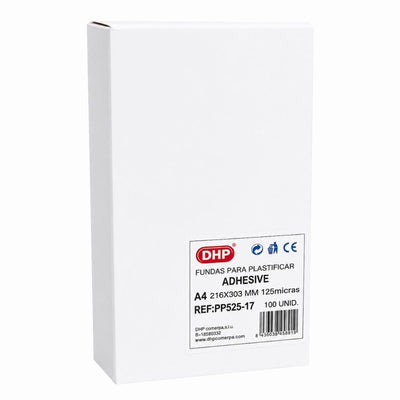 Funda de plastificación DHP A4 autoadhesiva 125 mc