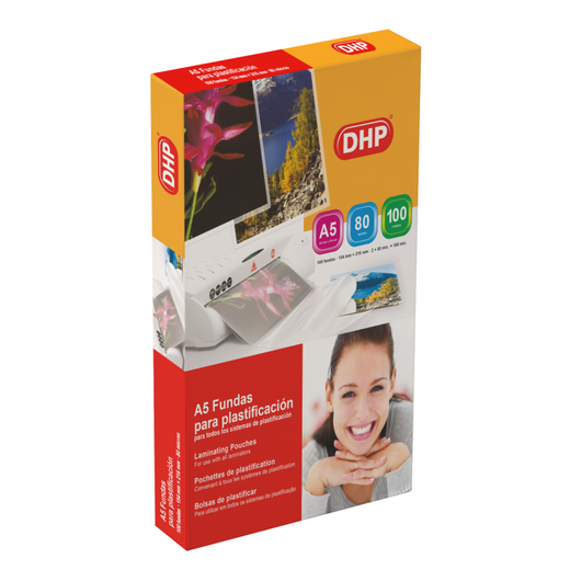 Funda de plastificación DHP A5 80 mc brillo